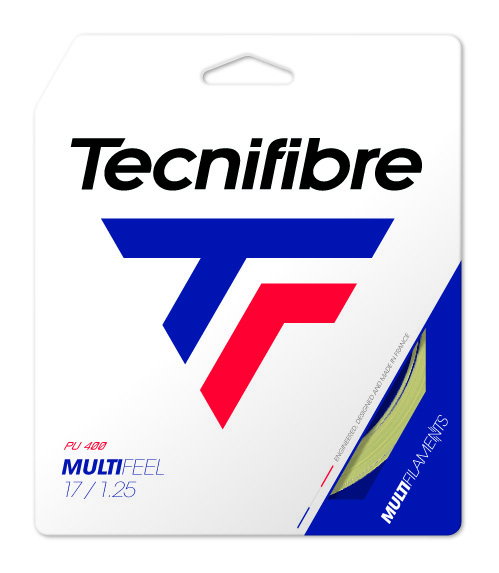 Besaitung mit Tennissaite Tecnifibre Multifeel natur